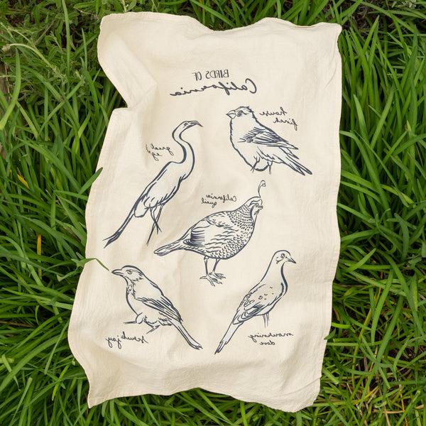 California Birds Kitchen Towel